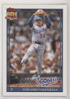 Fernando Valenzuela (Diamond after 104 in 90; Barely Visible 40th Anniversary L…