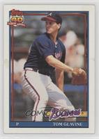 Tom Glavine (B* Before Copyright; Barely Visible Topps 40th Anniversary Logo;) …