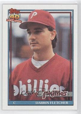 1991 Topps - [Base] #9.1 - Darrin Fletcher (No Sheet Notation before Copyright)