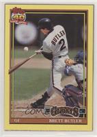 Brett Butler (Dark gray cardboard color cardstock)