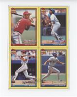 Willie McGee, Eddie Murray, Dale Murphy, Dave Parker [Good to VG̴…