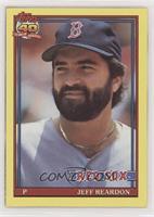 Jeff Reardon (Dark gray cardboard color cardstock) [Noted]