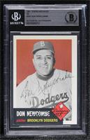 Don Newcombe [BAS BGS Authentic]