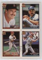 Mike Greenwell, Chris Sabo, Von Hayes, Dave Stieb