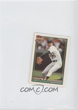 1991 Topps Cracker Jack Series 2 - Food Issue [Base] #28 - Bob Welch