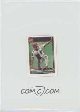 1991 Topps Micro - [Base] #345 - Lenny Dykstra