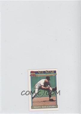 1991 Topps Micro - [Base] #399 - Matt Williams