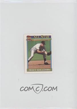 1991 Topps Micro - [Base] #399 - Matt Williams