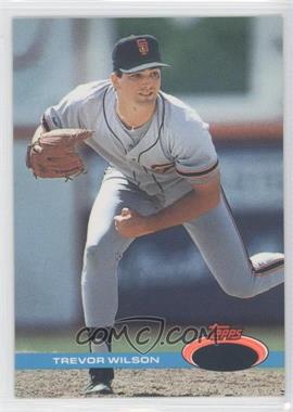 1991 Topps Stadium Club - [Base] - Missing Foil #212 - Trevor Wilson