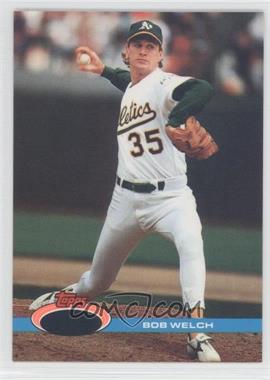 1991 Topps Stadium Club - [Base] - Missing Foil #79 - Bob Welch