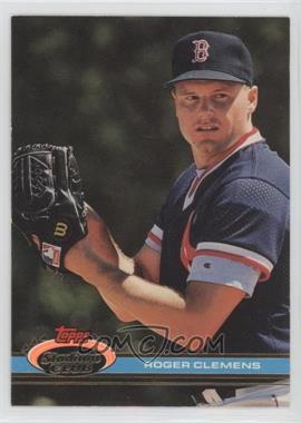 1991 Topps Stadium Club - [Base] #309 - Roger Clemens