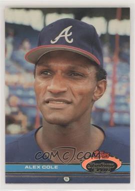 1991 Topps Stadium Club - [Base] #392 - Alex Cole (Otis Nixon Pictured)