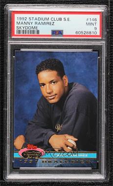 1991 Topps Stadium Club Skydome - Box Set [Base] #146 - Manny Ramirez [PSA 9 MINT]