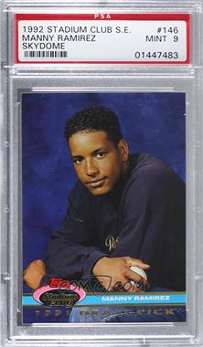 1991 Topps Stadium Club Skydome - Box Set [Base] #146 - Manny Ramirez [PSA 9 MINT]