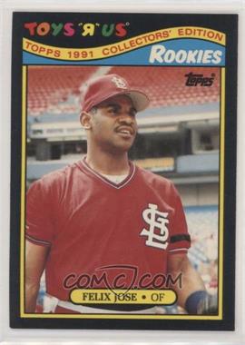 1991 Topps Toys R Us Rookies - Box Set [Base] #13 - Felix Jose