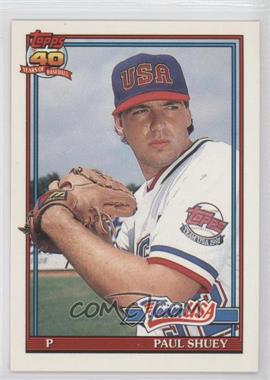 1991 Topps Traded - [Base] - Box Set Collector's Edition (Tiffany) #108T - Paul Shuey