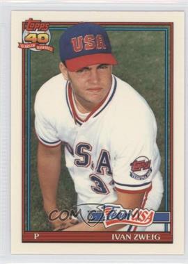 1991 Topps Traded - [Base] - Box Set Collector's Edition (Tiffany) #131T - Ivan Zweig