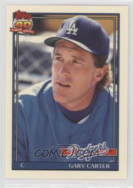 1991 Topps Traded - [Base] - Box Set Collector's Edition (Tiffany) #19T - Gary Carter