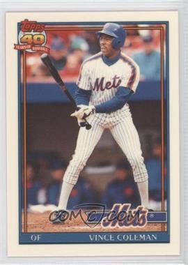 1991 Topps Traded - [Base] - Box Set Collector's Edition (Tiffany) #23T - Vince Coleman