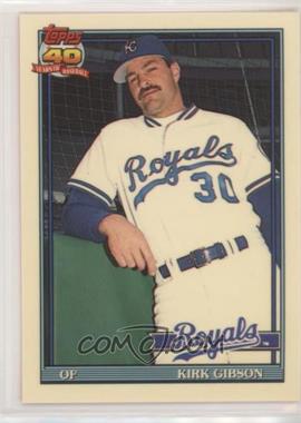 1991 Topps Traded - [Base] - Box Set Collector's Edition (Tiffany) #46T - Kirk Gibson