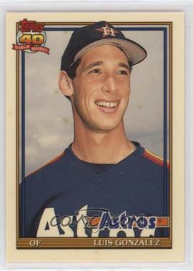 1991 Topps Traded - [Base] - Box Set Collector's Edition (Tiffany) #48T - Luis Gonzalez