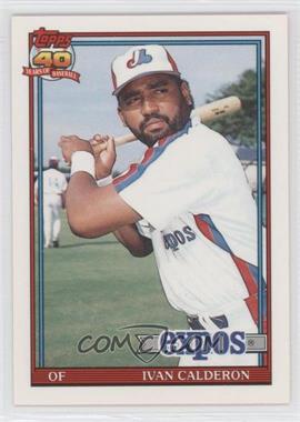 1991 Topps Traded - [Base] #16T - Ivan Calderon