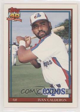 1991 Topps Traded - [Base] #16T - Ivan Calderon