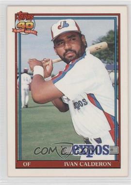 1991 Topps Traded - [Base] #16T - Ivan Calderon