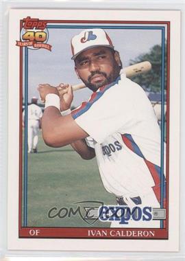 1991 Topps Traded - [Base] #16T - Ivan Calderon