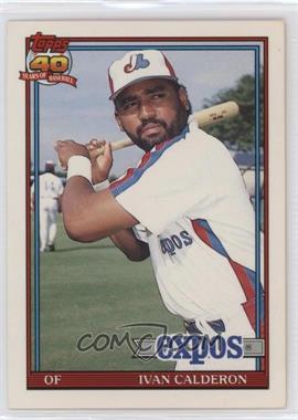 1991 Topps Traded - [Base] #16T - Ivan Calderon