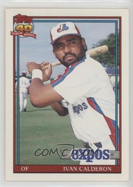 1991 Topps Traded - [Base] #16T - Ivan Calderon