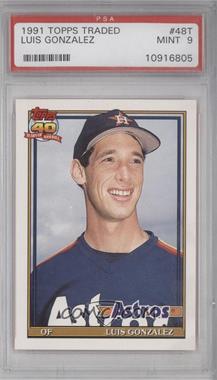 1991 Topps Traded - [Base] #48T - Luis Gonzalez [PSA 9 MINT]