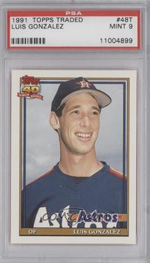 1991 Topps Traded - [Base] #48T - Luis Gonzalez [PSA 9 MINT]