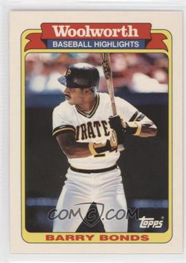 1991 Topps Woolworth Baseball Highlights - Box Set [Base] #1 - Barry Bonds