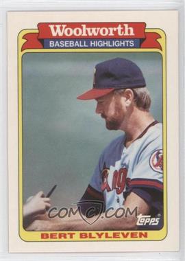 1991 Topps Woolworth Baseball Highlights - Box Set [Base] #7 - Bert Blyleven