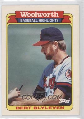 1991 Topps Woolworth Baseball Highlights - Box Set [Base] #7 - Bert Blyleven