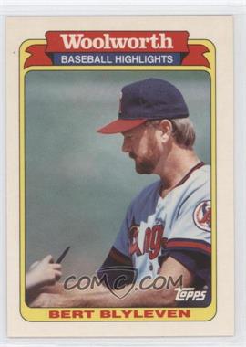 1991 Topps Woolworth Baseball Highlights - Box Set [Base] #7 - Bert Blyleven