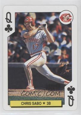 1991 U.S. Playing Cards Major League All-Stars - [Base] - International Playing Card Co. Copyright Back #QC - Chris Sabo