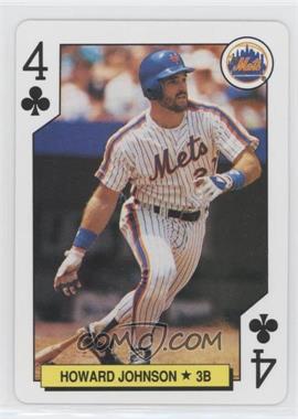 1991 U.S. Playing Cards Major League All-Stars - [Base] - Silver Edge #4C - Howard Johnson