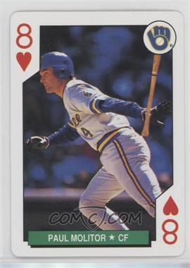 1991 U.S. Playing Cards Major League All-Stars - [Base] - Silver Edge #8H - Paul Molitor