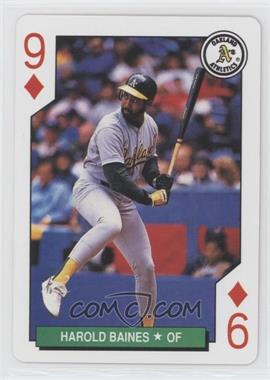 1991 U.S. Playing Cards Major League All-Stars - [Base] - Silver Edge #9D - Harold Baines