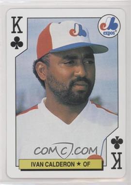 1991 U.S. Playing Cards Major League All-Stars - [Base] - Silver Edge #KC - Ivan Calderon