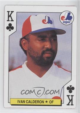 1991 U.S. Playing Cards Major League All-Stars - [Base] - Silver Edge #KC - Ivan Calderon