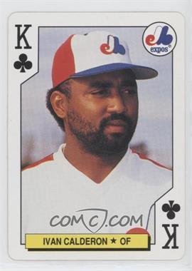 1991 U.S. Playing Cards Major League All-Stars - [Base] - Silver Edge #KC - Ivan Calderon