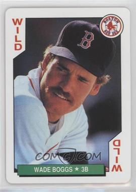 1991 U.S. Playing Cards Major League All-Stars - [Base] - Silver Edge #WILD.1 - Wade Boggs
