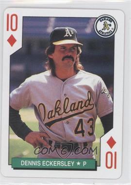 1991 U.S. Playing Cards Major League All-Stars - [Base] #10D - Dennis Eckersley