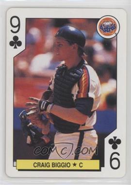 1991 U.S. Playing Cards Major League All-Stars - [Base] #9C - Craig Biggio