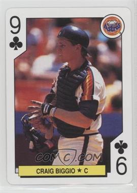 1991 U.S. Playing Cards Major League All-Stars - [Base] #9C - Craig Biggio