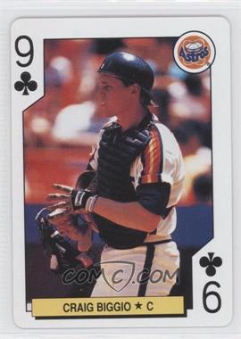 1991 U.S. Playing Cards Major League All-Stars - [Base] #9C - Craig Biggio