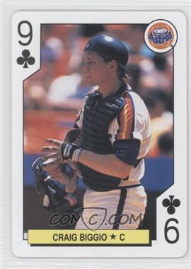 1991 U.S. Playing Cards Major League All-Stars - [Base] #9C - Craig Biggio